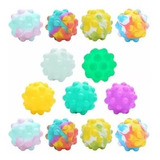 Popit Pelota Pop It Bola Squishy Ball Fidget X10 Con Luz