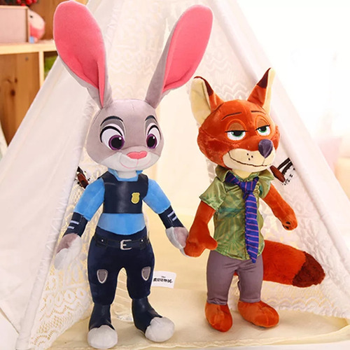 Peluche Zootopia Coneja Judy-zorro Nick Super Grande 