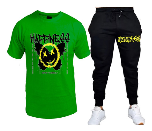 Conjunto Remera Y Pantalon De Smile - Happiness - Unisex