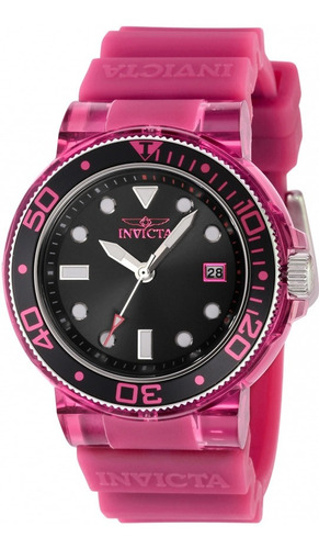 Invicta Pro Diver 37302 Anatomic Feminino 40mm Rosa 10x