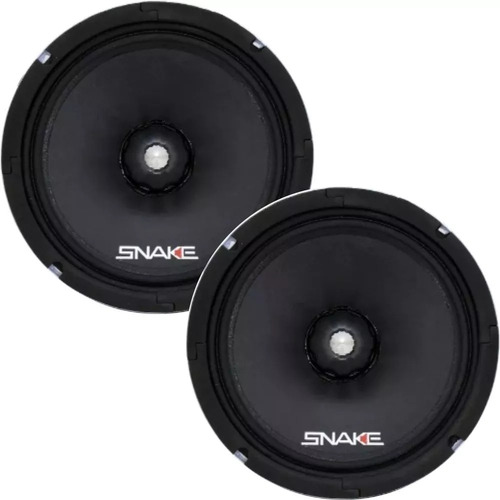 Par De Alto Falantes Woofer Snake Pro 8 Pol 8 Ohms Esv 220w