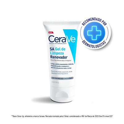 Sa Gel De Limpeza Facial Renovador 150g Cerave Momento de aplicação Dia\u002FNoite Tipo de pele Todo tipo de pele | MercadoLivre