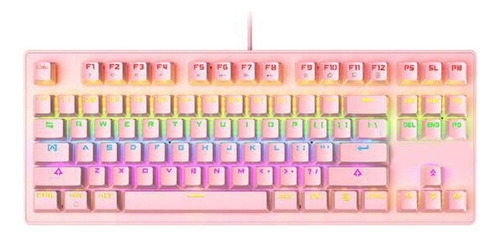 K919 Gamer Keyboard English Us 87 Keys With Rgb Light