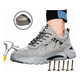 Tenis Industriales Hombre Seguridad Trabajo Casquillo Jh1