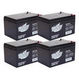 Interstate Batteries Bateria De 12 V 12 Ah (4 Unidades) (ter