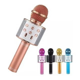 Microfono Karaoke Con Parlante Bluetooth Varios Colores