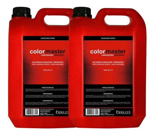 Fidelité Colormaster Acondicionador Cremoso Ácido Ph 4,5 