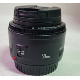 Lente Canon Ef 50mm 1:1,8 Ii Con Filtro Uv Made In Germany