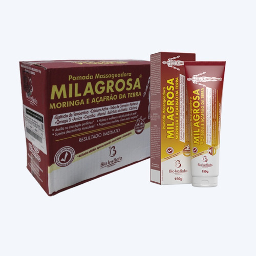 12 Pomada Massageadora Milagrosa 150g Atacado