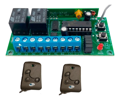 Receptor Inalambrico 433mhz +  Control Remoto 