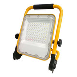 Reflector Recargable 50w Led Autónomo Portátil Tbcin