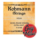 Cuerda Suelta Kohmann 3ra Re D De Violin 4/4 Kv3144