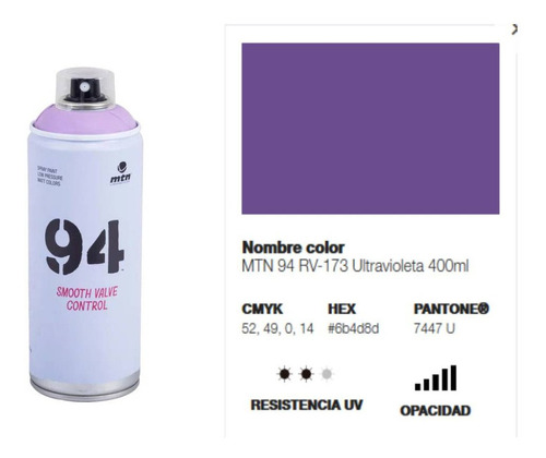 Spray 400ml - Baja Presion  Montana Colors 94 Aerosol