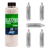 Combo Balines Pvc Bb 6mm Plastico Aire Airsoft + 5 Garrafas