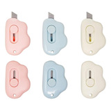 Honbay 6pcs Creative Cute Cloud Mini Cuchillos Utilitarios C