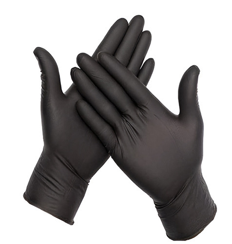 Caja 100 Guantes Desechables Negros Guante Nitrilo Talla S M L Guantes De Nitrilo Libre De Polvo Qatarshop 