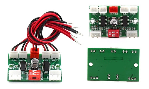 Ltk5206 Mini Amplificador De Áudio 4 Canais Potência 3w 5v