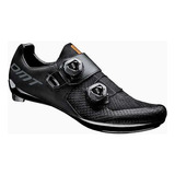 Zapatilla Ciclismo Ruta Dmt Sh1 Negra/negra