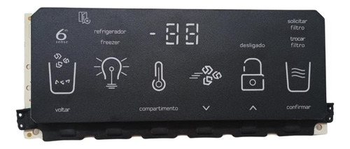 Placa Interface Geladeira Brastemp | W10276238 | W10273098