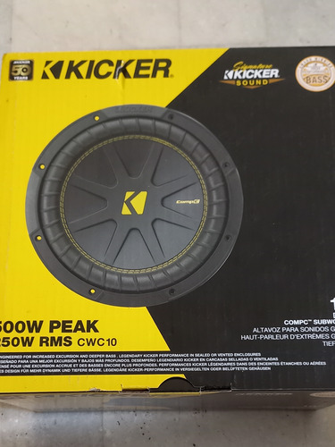 Kicker Subwoofer 10  Doble Bobina A 4 Ohms,nuevo Con Envío.