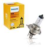 Lâmpada H4 Halógena Farol Alto Baixo Philips Standard 12v