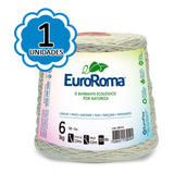 Barbante Euroroma 1 Kg 1016m N6 - Cor 100 Cru / Natural