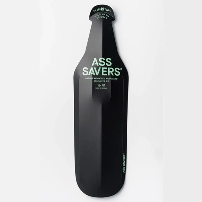Guardabarros Trasero Ass Saver Asb-1 Negro Para Bicicleta Neumáticos Anchos