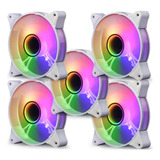 Ventiladores A-rgb Aigo Ar12, Alto Flujo De Aire Pack 5 Und