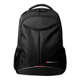 Mochila Backpack Para Laptop De 17 Pulgadas Tig-115bk Negro Diseño De La Tela Poliéster