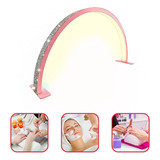 Luminária Arco Meia Lua Estética Maquiagem Cílios Salão Unha Cor Da Cúpula Rosa Cor Da Estrutura Rosa 110v/220v (bivolt)