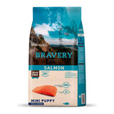 Comida Perros Bravery Salmon Mini Cachorros Razas Peq. 7kg