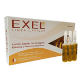 Ampolla Capilar Exel Nutritiva C/keratina,colágeno Elastina 
