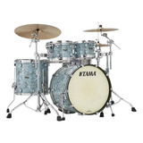 Tama Starclassic Maple 4 Cascos Mr42tzs Sky Blue Swirl