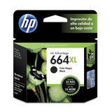 Cartucho Hp 664 Xl Negro  F6v31a