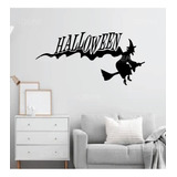 Vinilo Decorativo Halloween Bruja Sticker De Pared 