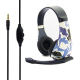 Audifono Para Gamer Con Microfono, Ps4/xbox,  Camuflado