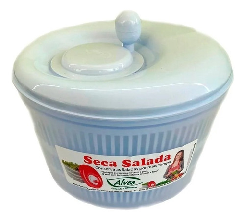 Secador Salada Legumes Verdura Centrifuga Cozinha Color 4,5l