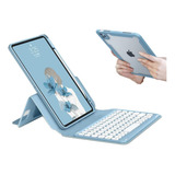 Funda Con Teclado Marca Pboyiqi / Para iPad Mini 6 8.3  /sky