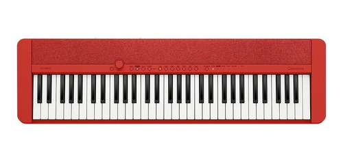 Teclado Casio Cts1 61 Teclas Rojo Sensitivo Bluetooth Usb