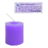 Velas Perfumadas De 1 Dia Trio No Aroma Lavanda