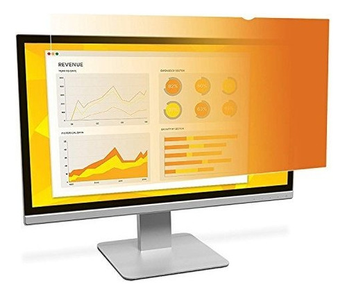   Oro Filtro De Privacidad Para El 22  Monitor Con Pantall