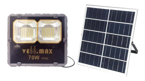 Reflector Solar Led Proyector 70 Watts Vell Max Ip66 Litio