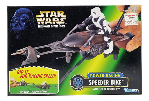 Kenner - Star Wars - Green Card - Speeder Bike Power Racing