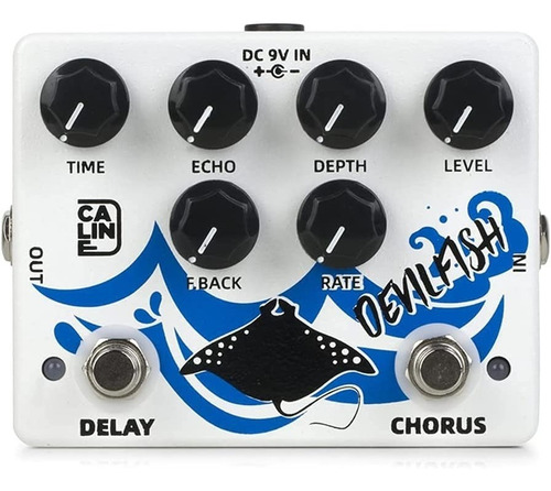 Caline Dcp-03 Devilfish Delay Y Chorus Pedal Doble Efecto