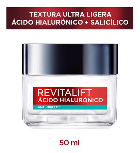 Gel Crema Loréal Paris Revitalift Ácido Hialurónico X 50ml