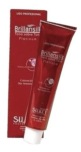  Silkey Brillansilk Platinum Coloración Sin Amoníaco X 60 G. Tono 7.3 Rubio Mediano Dorado