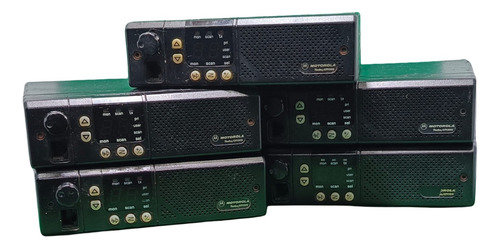 Lote De 5 Rádios Motorola Gm300 Vhf Completo 16 Canais