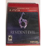 Resident Evil 6; Greatest Hits Ps3