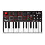 Teclado Controlador Midi Akai Mpk Mini Play 25 Teclas 8 Pads