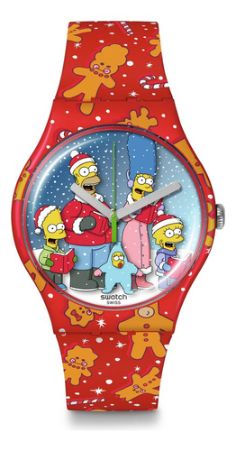 Reloj Swatch Wondrous Winter Wonderland Suoz361